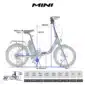 Urbanbiker Mini | Klapprad E-Bike | 100KM Reichweite