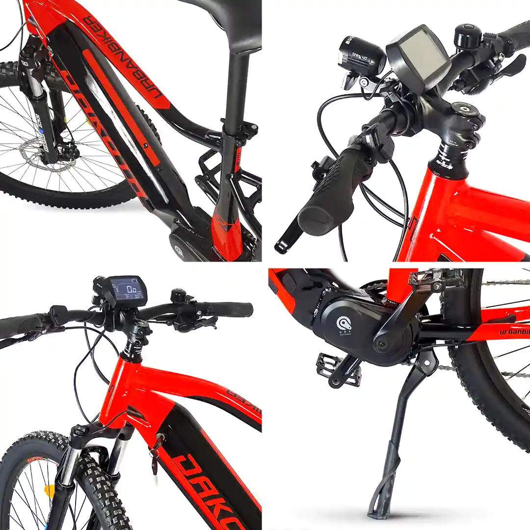 Urbanbiker Dakota Plus | Mountainbike E-Bike | Mittelmotor | 160KM Reichweite