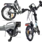 Urbanbiker Mini Plus | Klapprad E-Bike | Mittelmotor | 100KM Reichweite