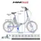 Urbanbiker Mini Plus | Klapprad E-Bike | Mittelmotor | 100KM Reichweite
