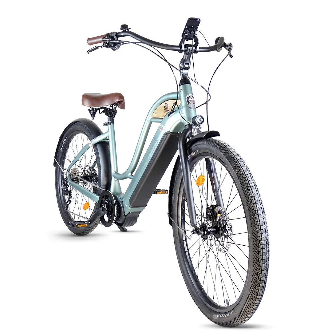 Woodee Coastliner Swan | E-Bike Beachcruiser | Mittelmotor | 140KM Reichweite